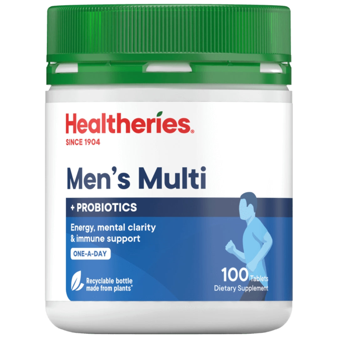 Healtheries Men's Multi with Probiotics Tablets