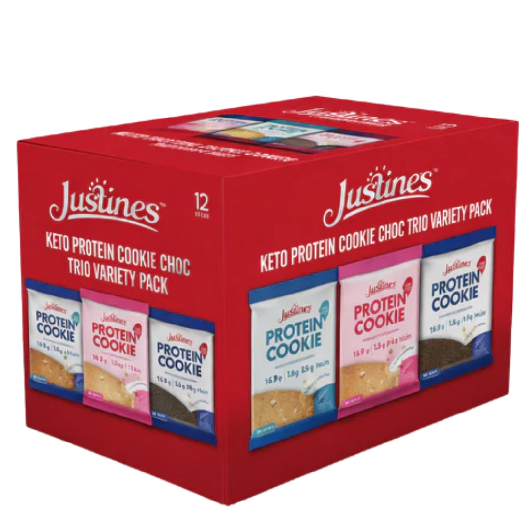 Justines Protein Cookies Best Sellers 12x Selection Box