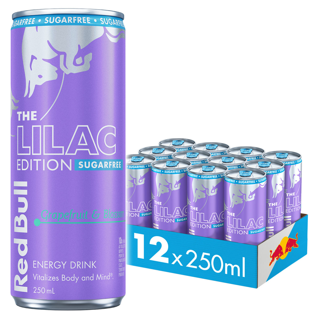 Red Bull Energy Drink Sugar Free Lilac Edition 250ml