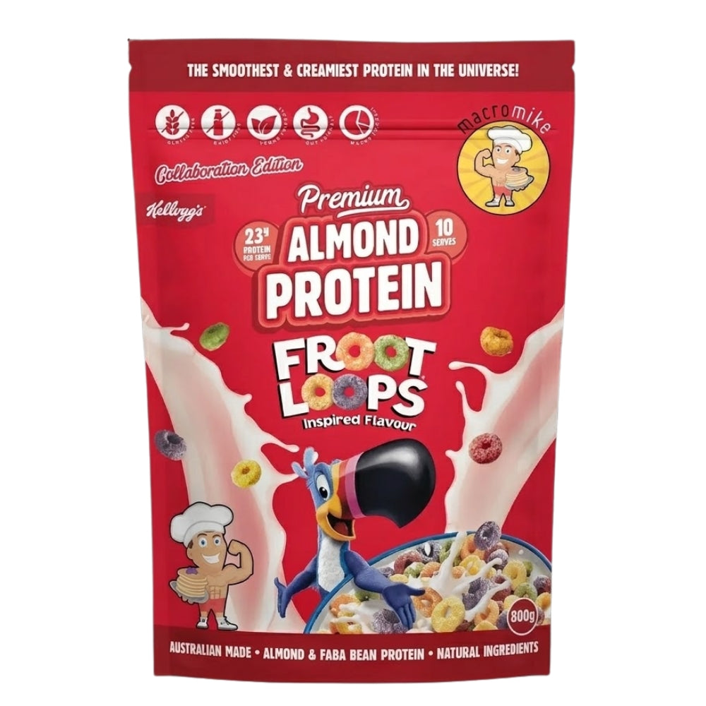 Macro Mike x Kellogg's Premium Almond Plant Protein