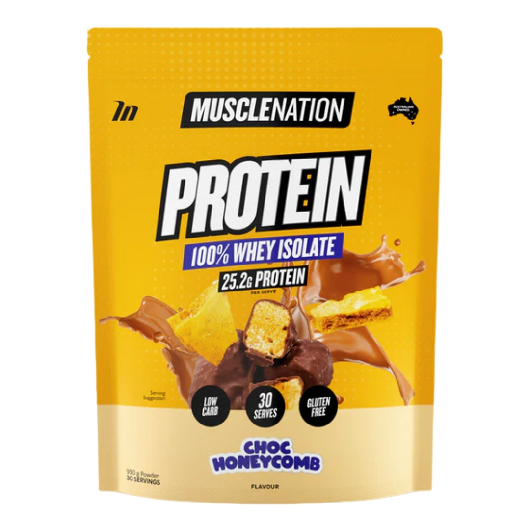 Muscle Nation 100% Whey Isolate Protein Powder