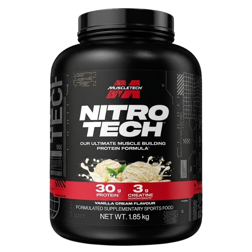 MuscleTech Nitro Tech Whey Protein Powder 4lb