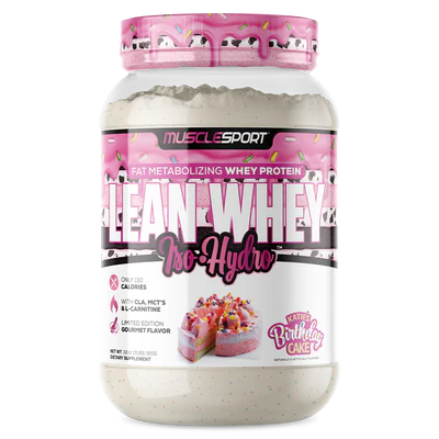 MuscleSport Lean Whey Iso Hydro Protein Powder
