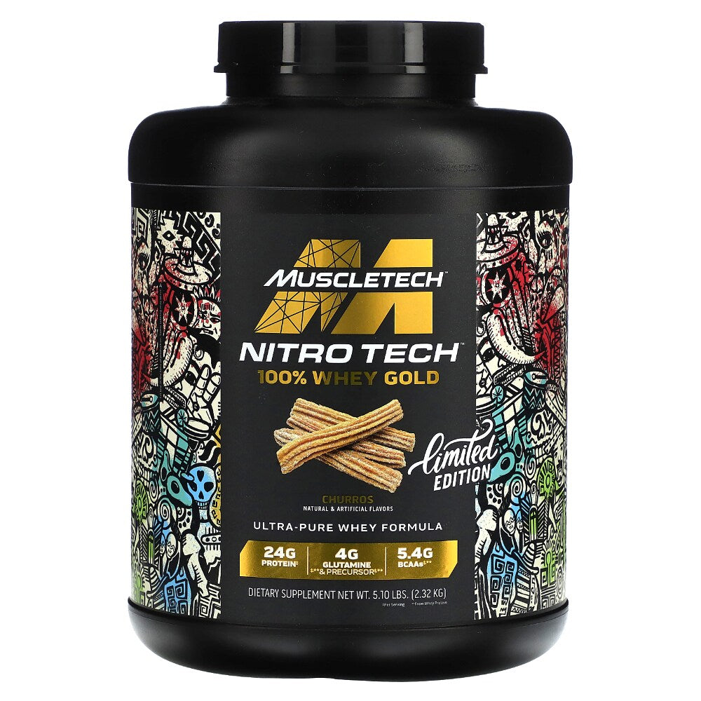MuscleTech Nitro Tech 100% Whey Gold Protein Powder 5lb