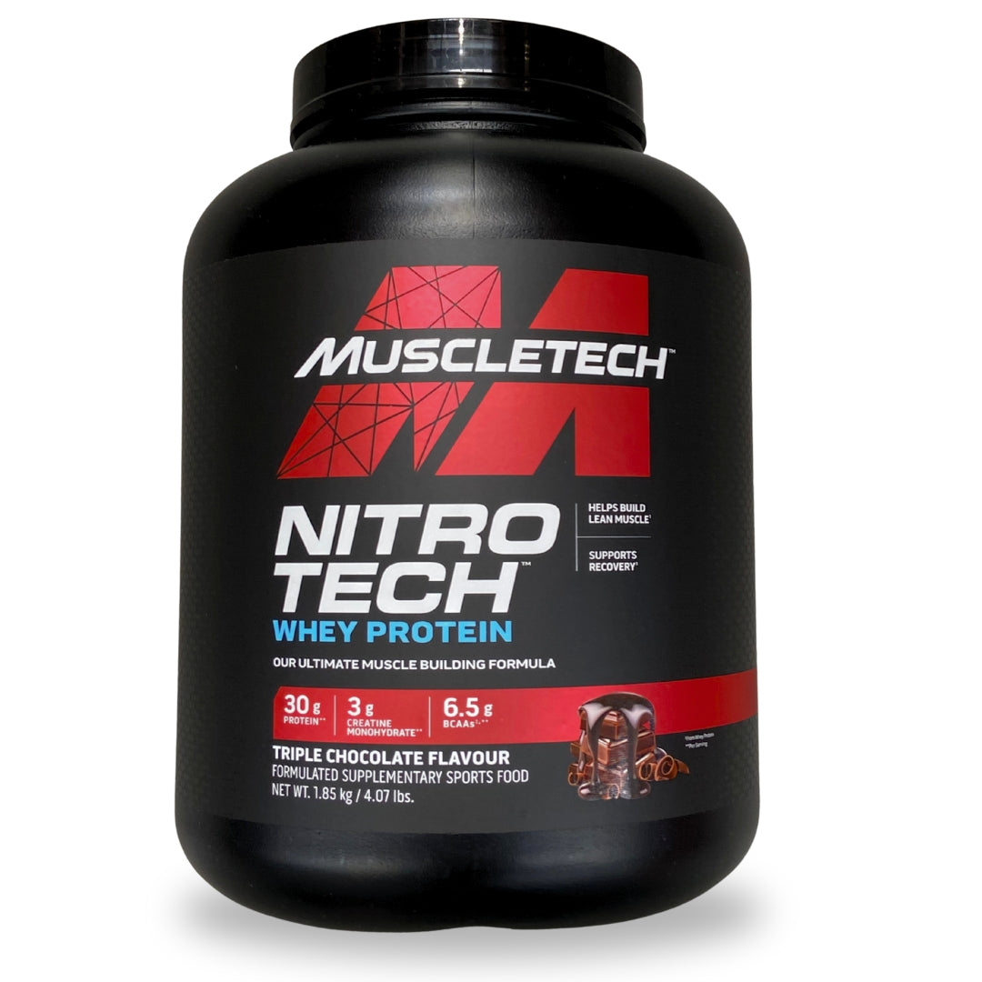 MuscleTech Nitro Tech Whey Protein Powder 4lb