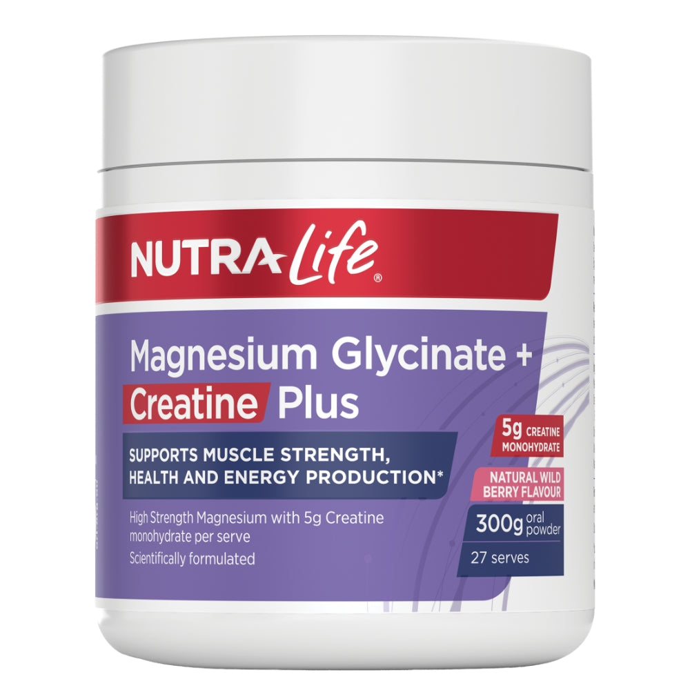 Nutra-Life Magnesium Glycinate + Creatine Plus Powder