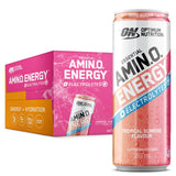 Optimum Nutrition Amino Energy drink tropical sunrise flavour 12 pack