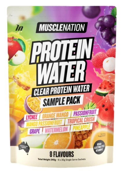 Muscle Nation Protein Water 8 Serve Sample Pack