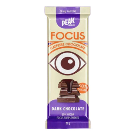 Peak Focus Chocolate with Natural Caffeine