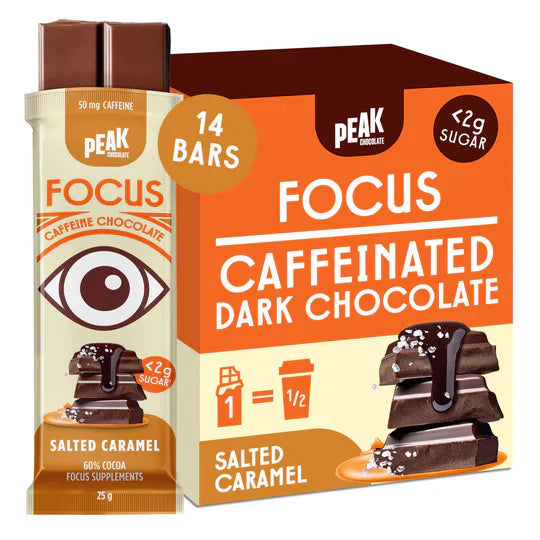 Peak Focus Chocolate with Natural Caffeine