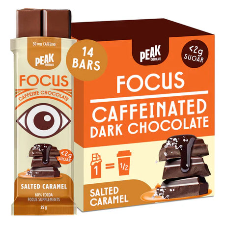 Peak Focus Chocolate with Natural Caffeine