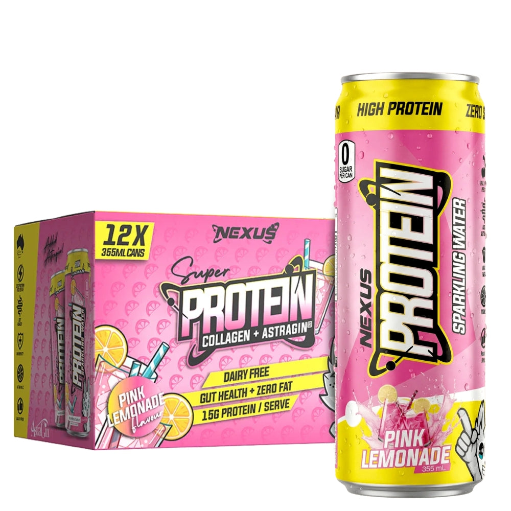 Nexus Sports Nutrition Super Protein Sparkling Water RTD