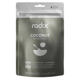 Radix coconut breakfast package on a white background