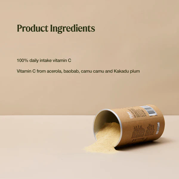 Raw Real Food Nutrients Organic Vitamin C Powder