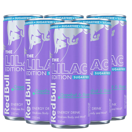 Red Bull Energy Drink Sugar Free Lilac Edition 250ml