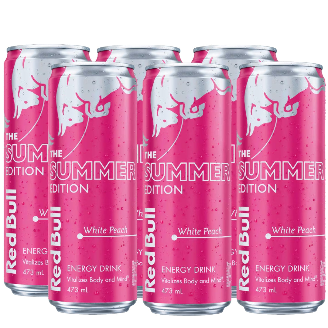 Red Bull Energy Drink Summer Edition White Peach 473ml