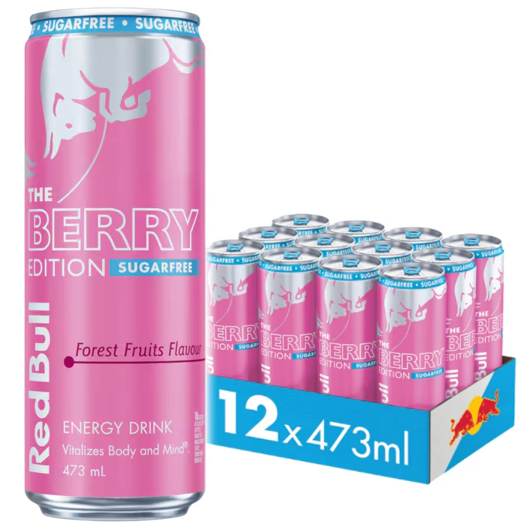 Red Bull Energy Drink Sugarfree Berry Edition 473ml