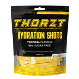 Thorzt Hydration Shots packaging with black and yellow design on a white background