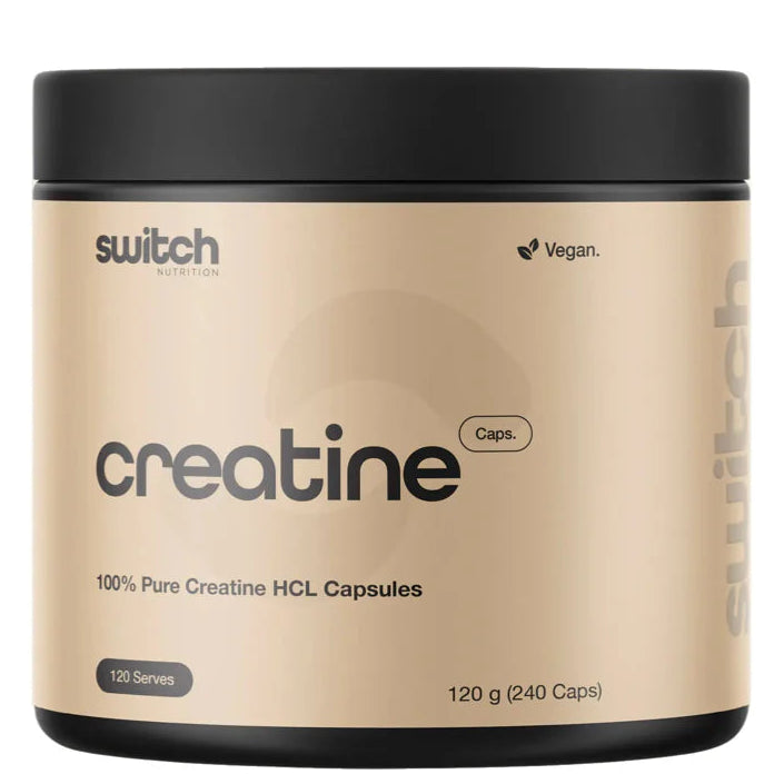 Switch Nutrition 100% Pure Creatine HCL Caps