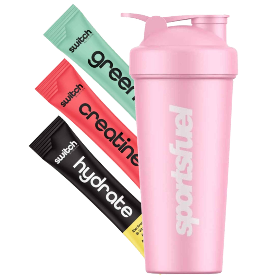 Sportsfuel x Switch Nutrition Breast Cancer Research Fundraising Loaded Shaker