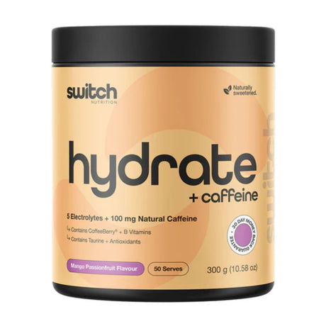 Switch Nutrition Hydrate + Caffeine Sugar Free Powder