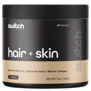 Switch Nutrition Hair + Skin Caps – Sportsfuel Supplements NZ