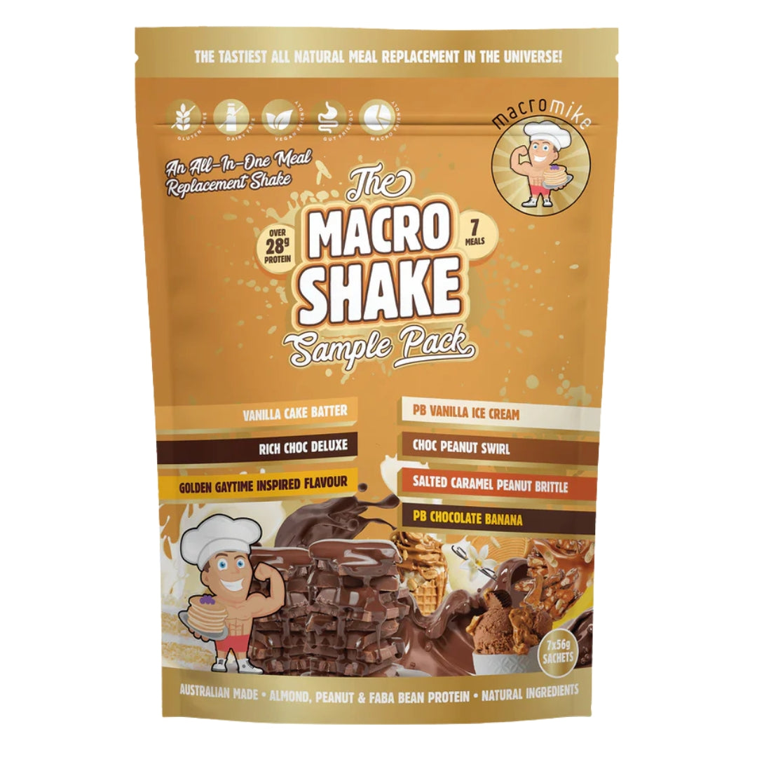Macro Mike Macro Shake Meal Replacement 7xSample Pack