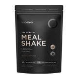 Black package of Troopeaka meal shake iced mocha latte flavour on a white background