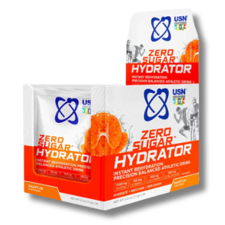 Two packages of USN Zero Sugar Hydrator on a white background