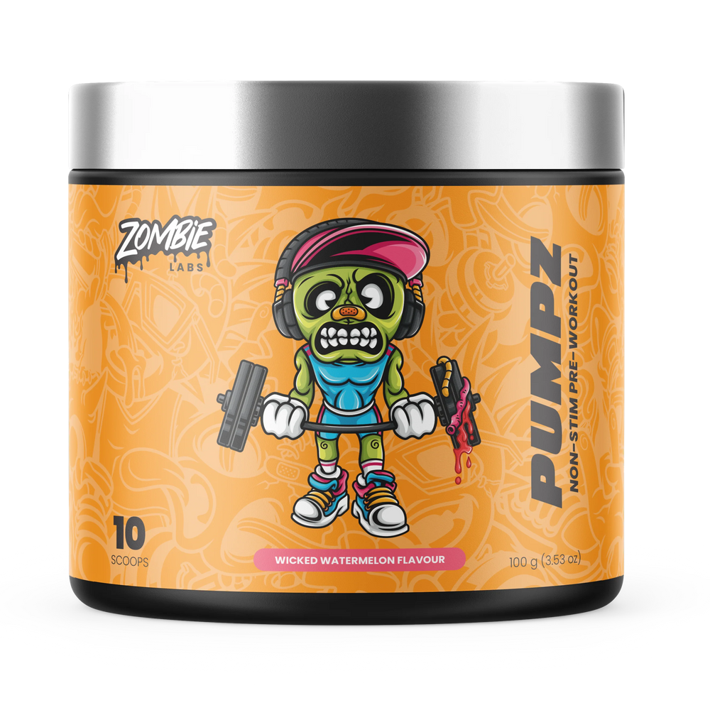 Zombie Labs Pumpz Non-Stim Pump + Nootropic - 10 Serve *Gift*