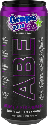ABE Energy Drink Grape Soda / Single