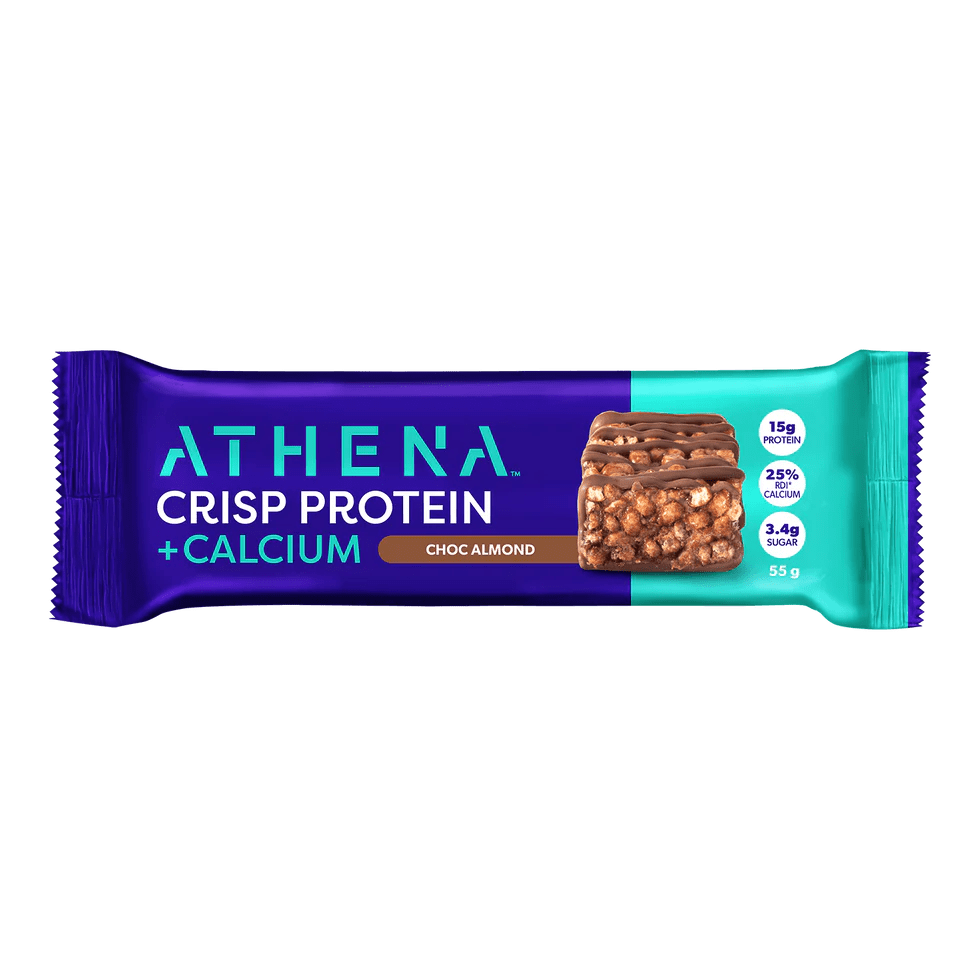 Athena Crisp Protein + Calcium Bars Single / Choc Almond