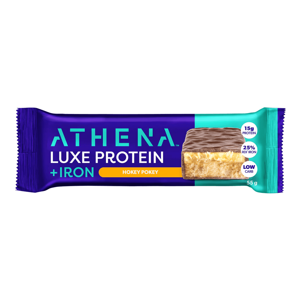 Athena Luxe Protein + Iron Bars Single / Hokey Pokey
