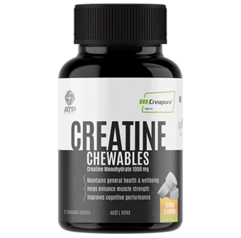 ATP Creatine Creapure Chewables - 45 Tabs *Gift*