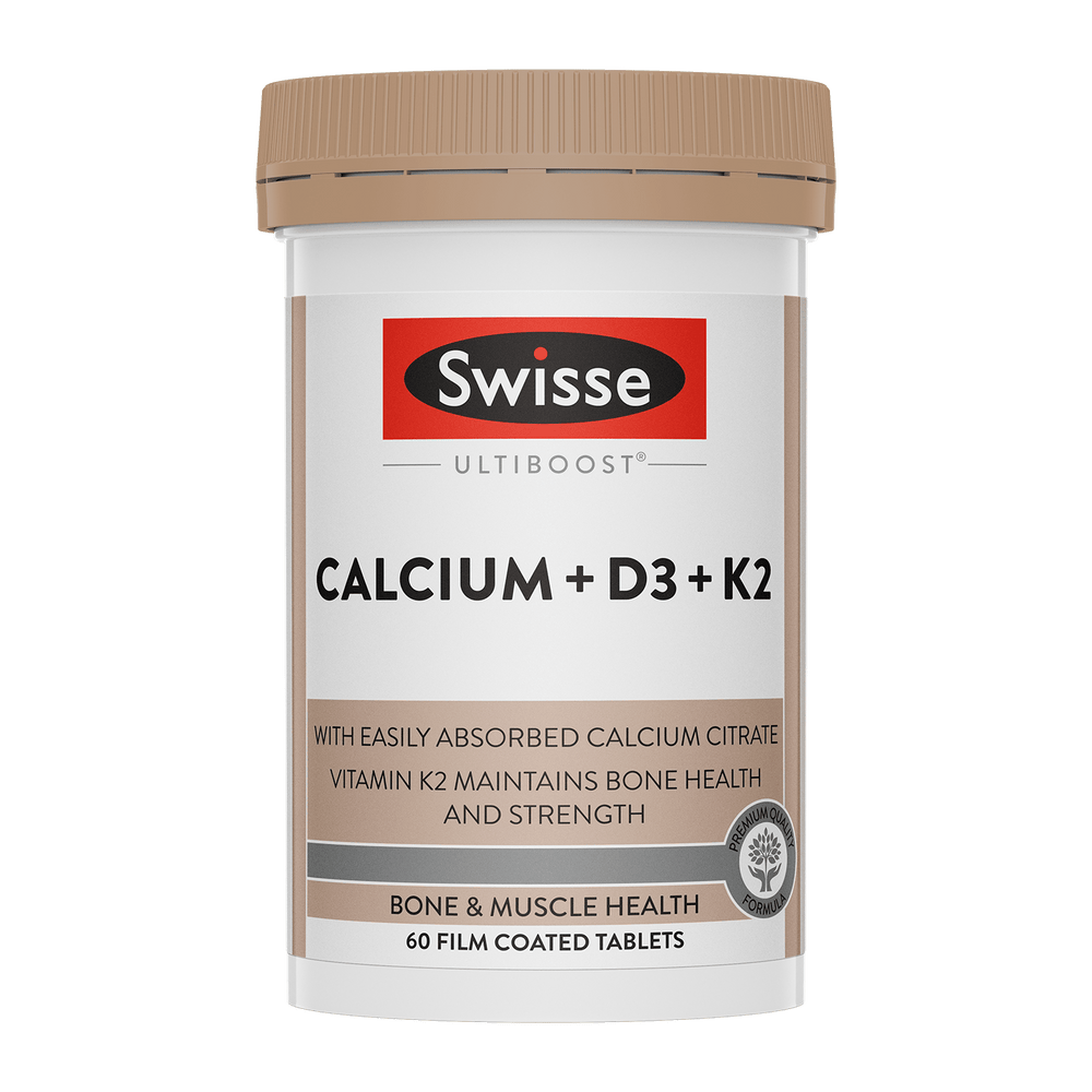 Ultiboost Calcium + D3 + K2 Caps