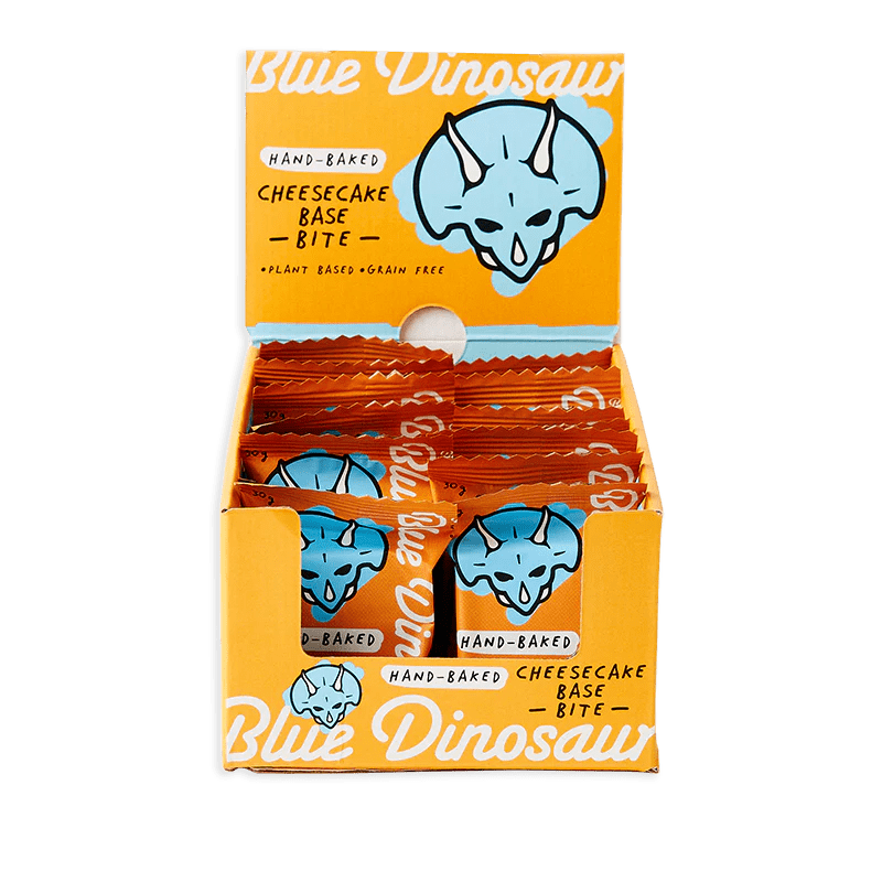 Blue Dinosaur Bites 18 Pack / Cheesecake Base
