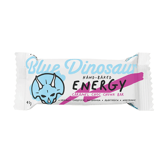 Blue Dinosaur Energy Bars Single / Caramel Choc Chunk