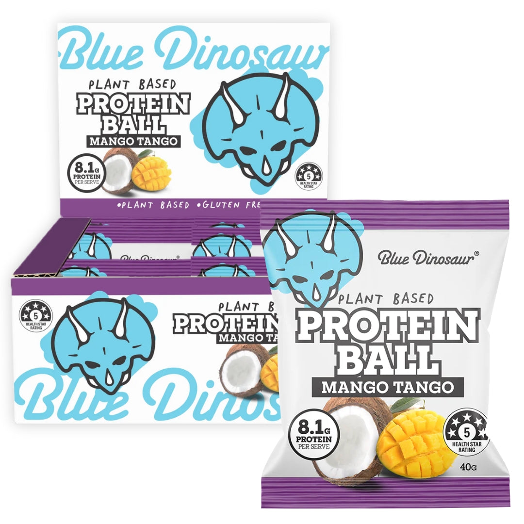 Blue Dinosaur Plant Based Protein Balls