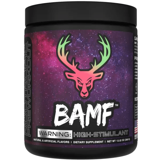 Bucked Up BAMF High Stimulant Nootropic Pre-Workout Strawberry Kiwi