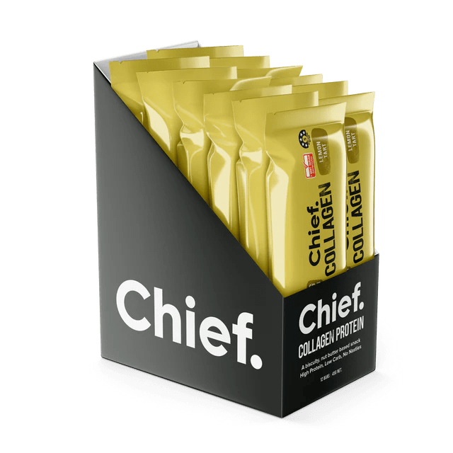 Chief Collagen Protein Bar 12 Box / Lemon Tart