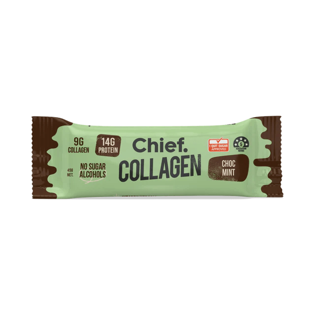 Chief Collagen Protein Bar Single / Choc Mint