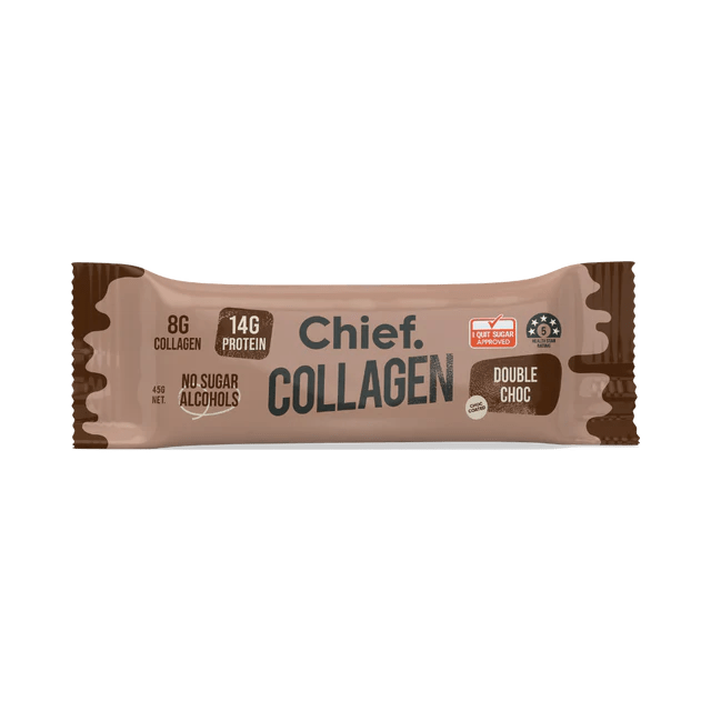 Chief Collagen Protein Bar Single / Double Choc
