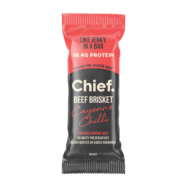 Chief Organic Grass-Fed Beef Bar Single / Chilli