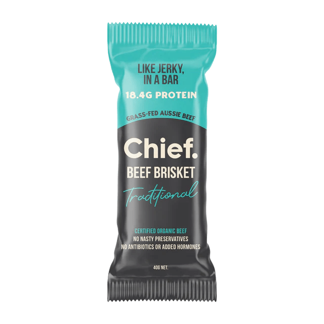 Chief Organic Grass-Fed Beef Bar Single / Traditional