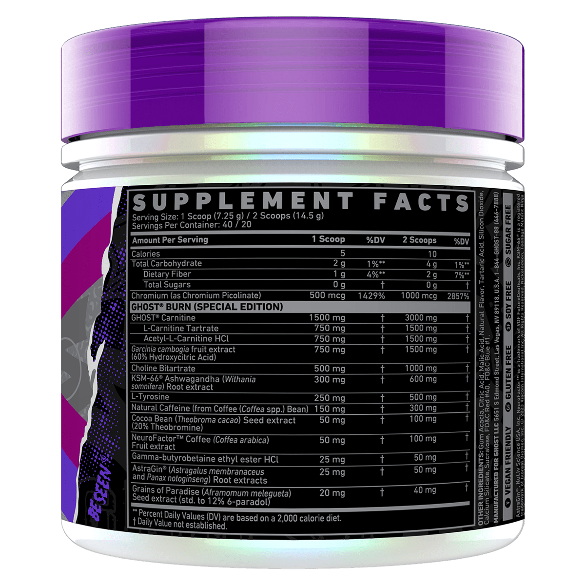 Ghost Lifestyle Burn Black Thermogenic
