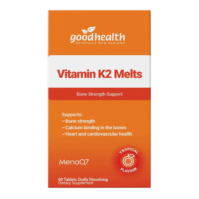 Goodhealth Vitamin K2 Melts packaging on a white background