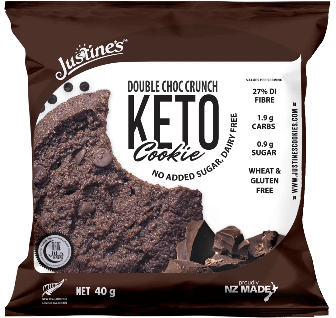 Justines Keto Crunch Cookie Double Choc Crunch / Single