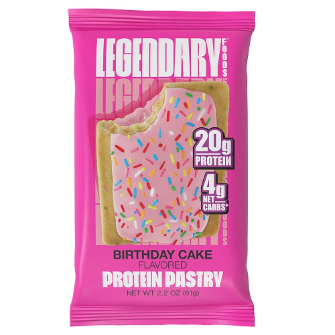 Legendary Foods Protein Pastry Birthday Cake / Single