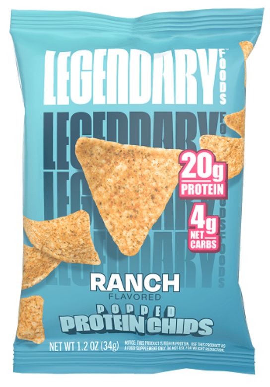 Legendary Foods Protein Pop Chips Ranch / 7 Pack