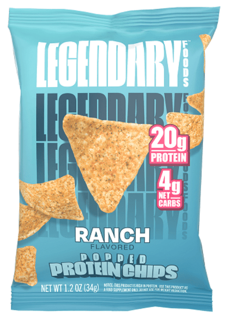 Legendary Foods Protein Pop Chips Ranch / 7 Pack